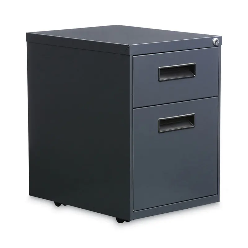 Alera File Pedestal, Left or Right, 2-Drawers: Box/File, Legal/Letter, Charcoal, 14.96" x 19.29" x 21.65" (ALEPABFCH) Each