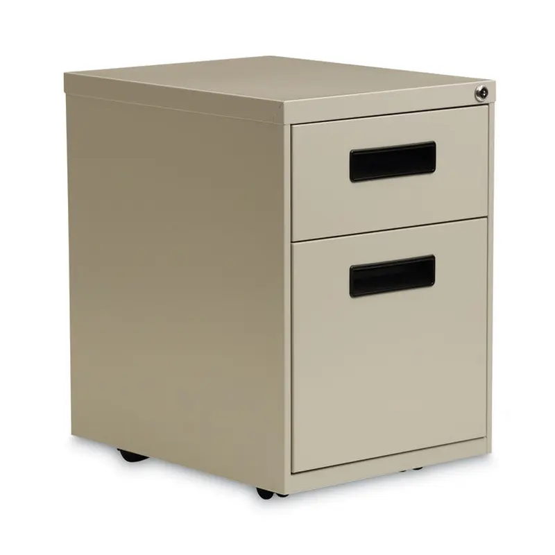 Alera File Pedestal, Left or Right, 2-Drawers: Box/File, Legal/Letter, Putty, 14.96" x 19.29" x 21.65" (ALEPABFPY) Each