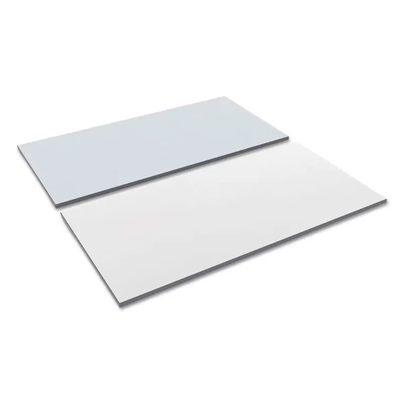 Alera Reversible Laminate Table Top, Rectangular, 59.38w x 29.5d, White/Gray (ALETT6030WG) Each