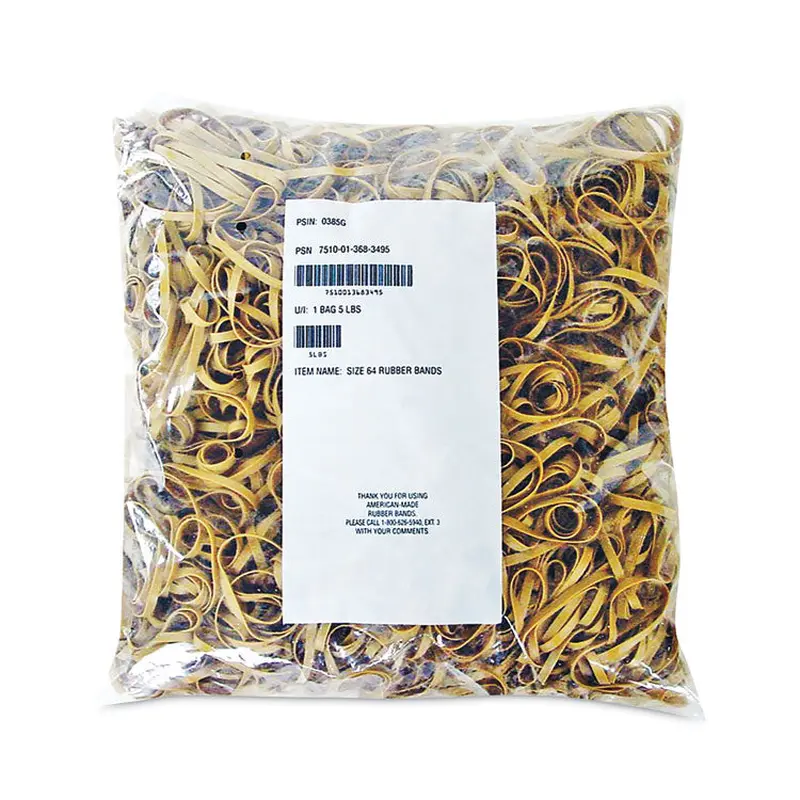Alliance Multi-Purpose Rubber Band, Size 64, Crepe, 2,125 Count (ALL2464306) Each