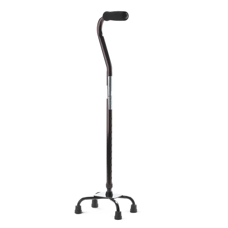 Aluminum Quad Cane with Small Base, 300 lb. Capacity, Black, 1 EA (MDS86222H1) Each