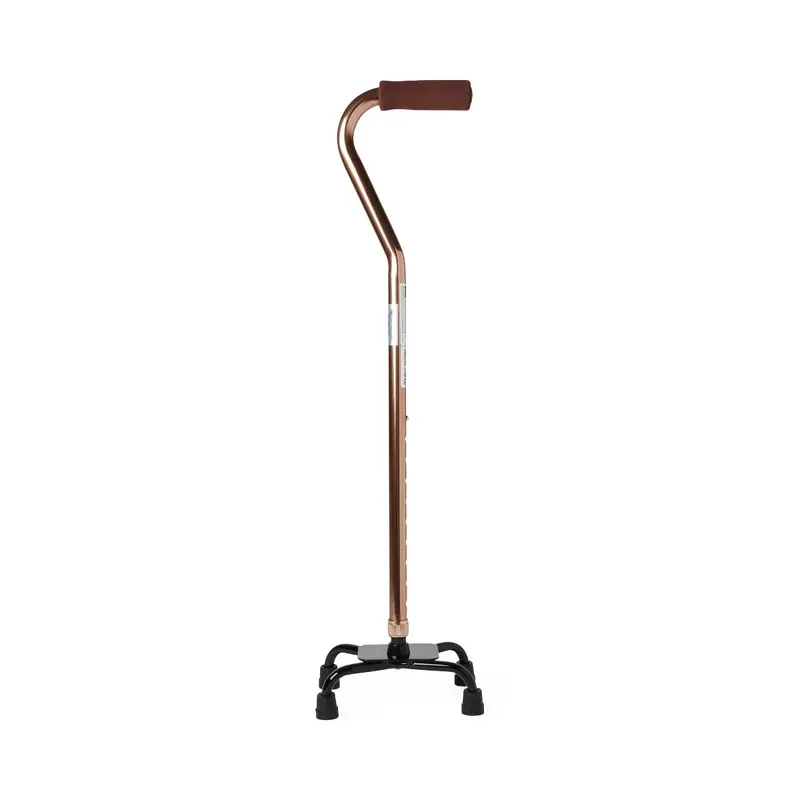 Aluminum Quad Cane with Small Base, 300 lb. Capacity, Bronze, 2/CS (MDS86222BRZ) Case of 2