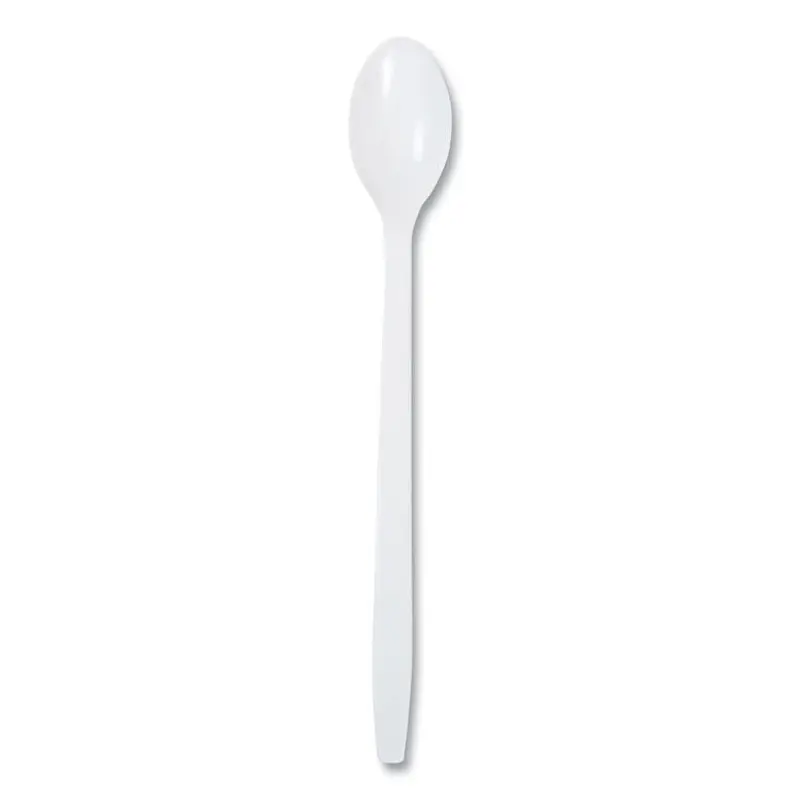 AmerCareRoyal Polypropylene Cutlery, Soda Spoon, 7.87", White, 1,000/Carton (RPPP2303W) Case of 1000