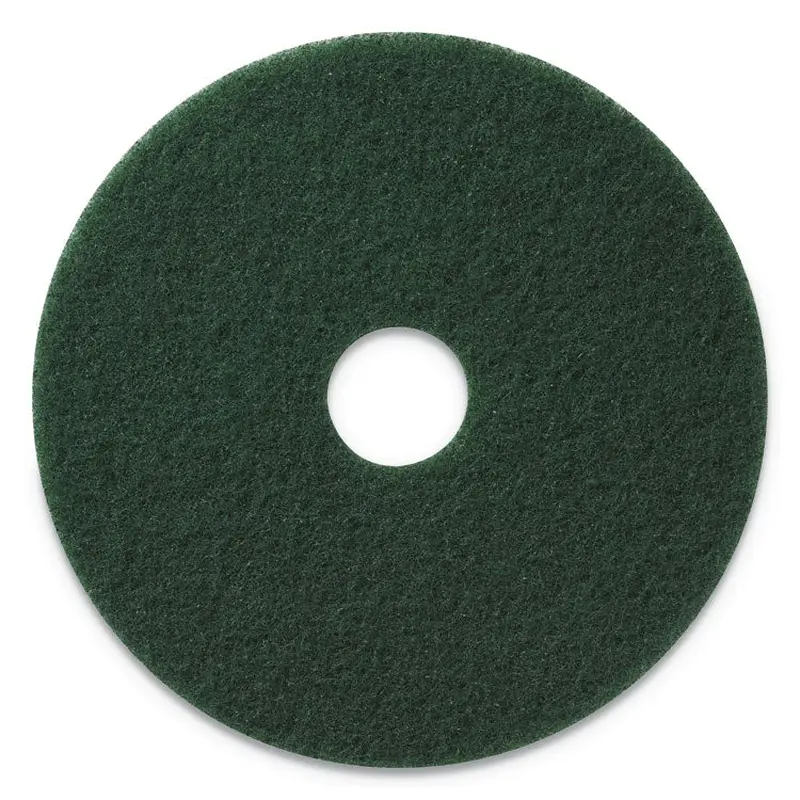 Americo Scrubbing Pads, 20" Diameter, Green, 5/Carton (AMF400320) Case of 5