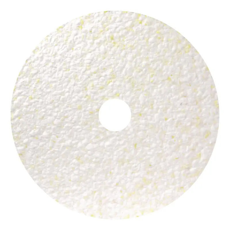 Americo Toro Floor Pad, 14" Diameter, White/Brown/Yellow, 2/Carton (AM7405614) Case of 2