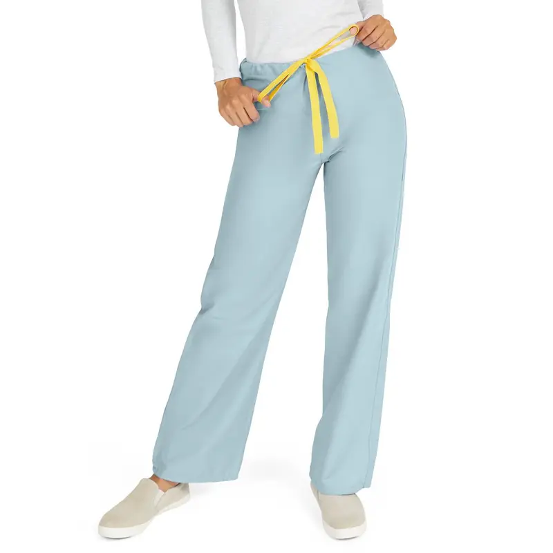 AngelStat Unisex Reversible Scrub Pants with Drawstring Waist, Misty, Size 4XL, Angelica Color Code, 1 EA (M600NTZ4XL-CA) Each