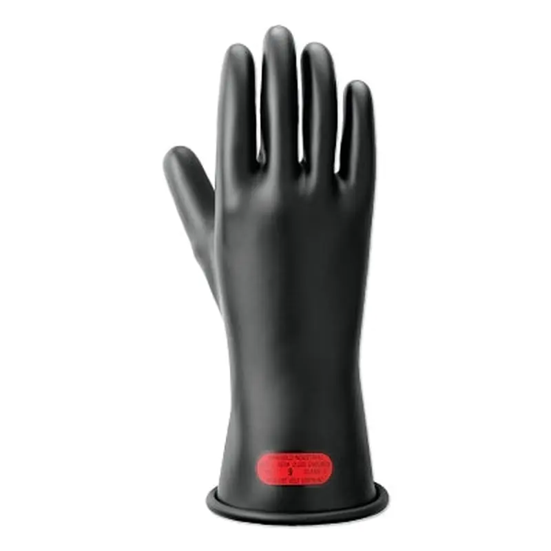 Ansell Electrical Insulating Gloves, Class 0, Size 9, Black11 (012-11-378-3-9) 1 Pair