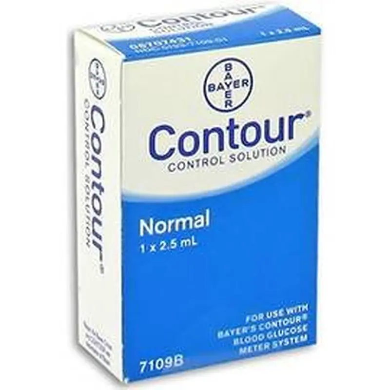 Ascensia Contour Blood Glucose Control Solution 2.5 mL Normal Level (545530_EA) 1/EA