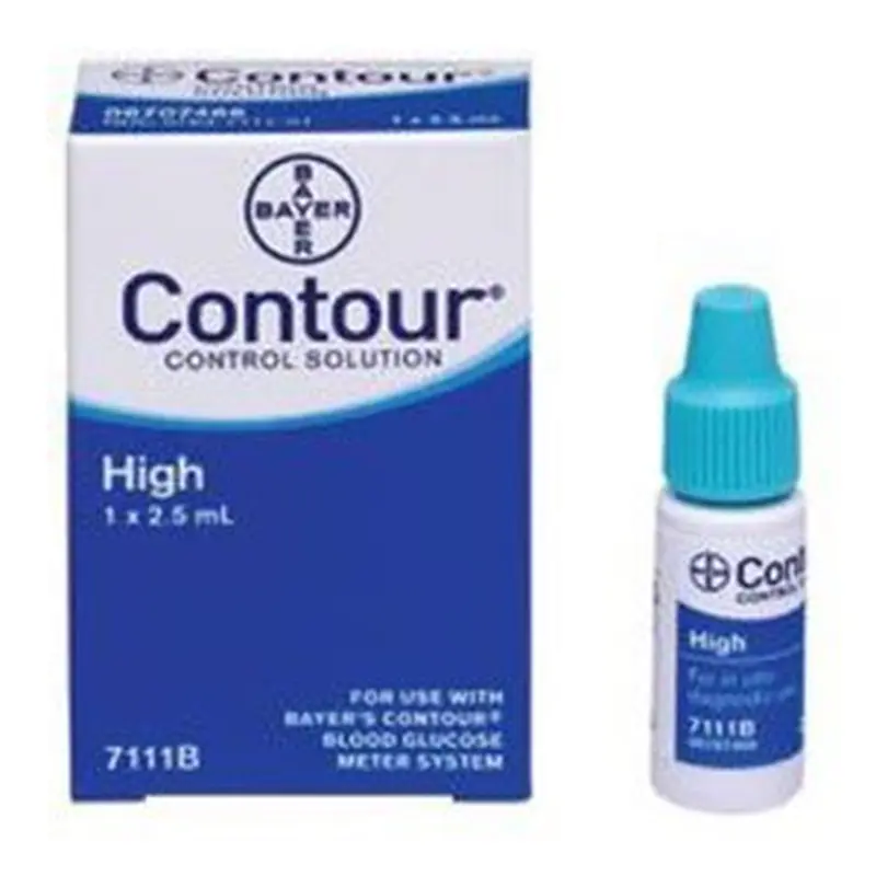 Ascensia Contour Blood Glucose Control Solution 2.5 mL High Level (769247_CS) 12/CS