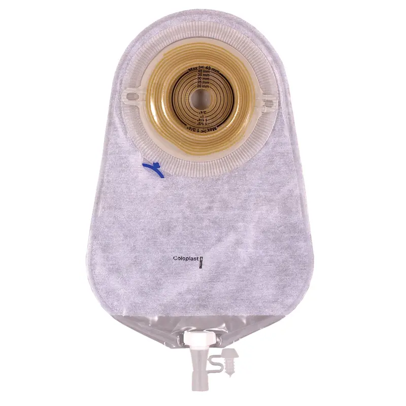 Assura New Generation Urostomy Pouch One-Piece System 10-3/4 Inch Length Convex, Trim to Fit 5/8 to 1-5/16 Inch Stoma Drainable (550831_BX) 10/BX