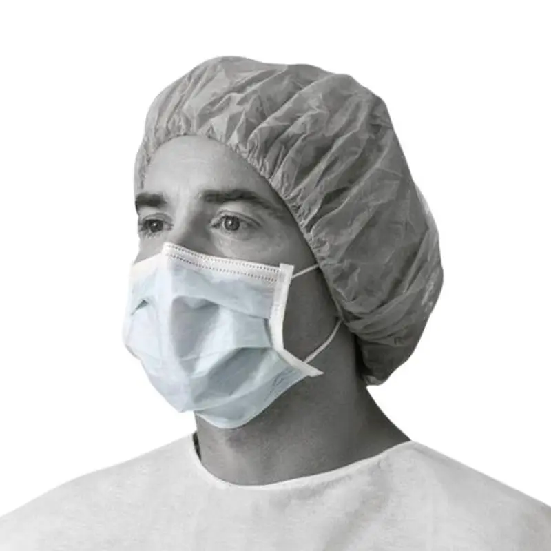ASTM F2100-19 Level 2 Procedure Face Mask with Ear Loops, Blue, 50/BX (NON27357AZ) Box of 50