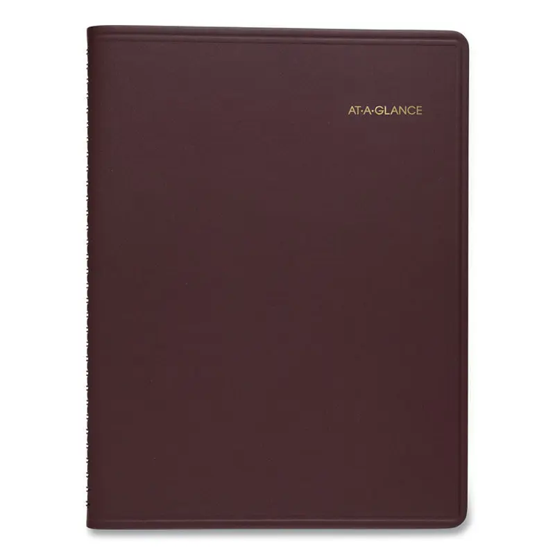 AT-A-GLANCE Weekly Appointment Book, 11 x 8.25, Winestone Cover, 13-Month: Jan 2026 to Jan 2027 (AAG7095050) Each