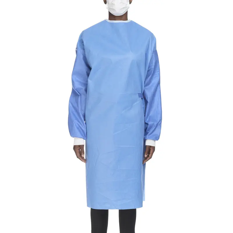 Astound Non-Reinforced Surgical Gown with Towel Large Blue Sterile AAMI Level 3 Disposable (251111_EA) 1/EA