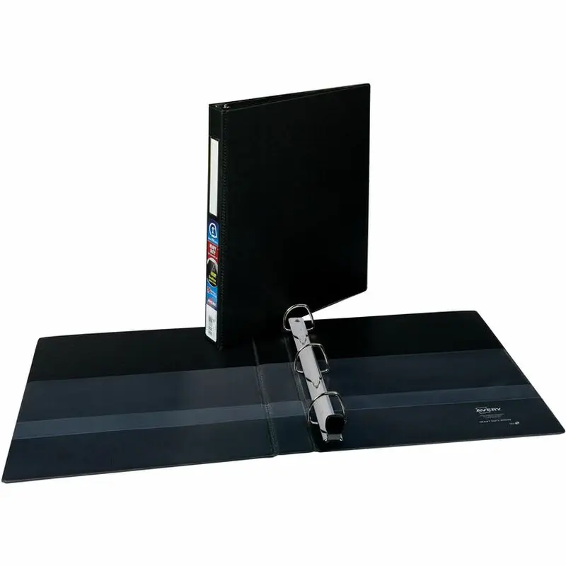 Avery Heavy Duty Binder 1" , One Touch™ Locking D Rings, Black (AVE79990) Each
