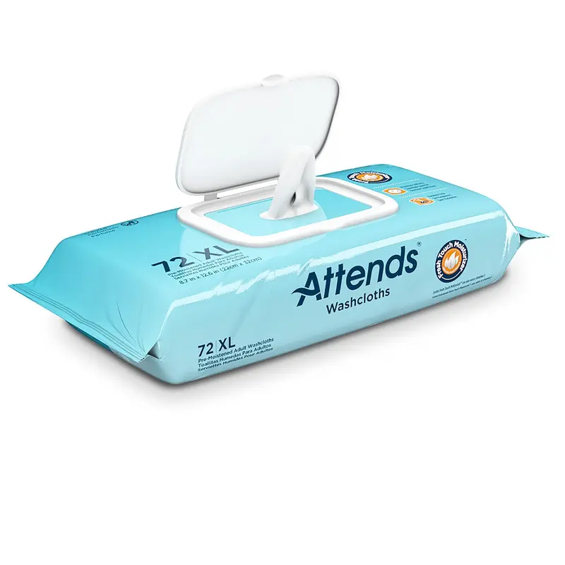 Attends Personal Cleansing Wipe Soft Pack Scented 72 Count (633847_CS) 12/CS