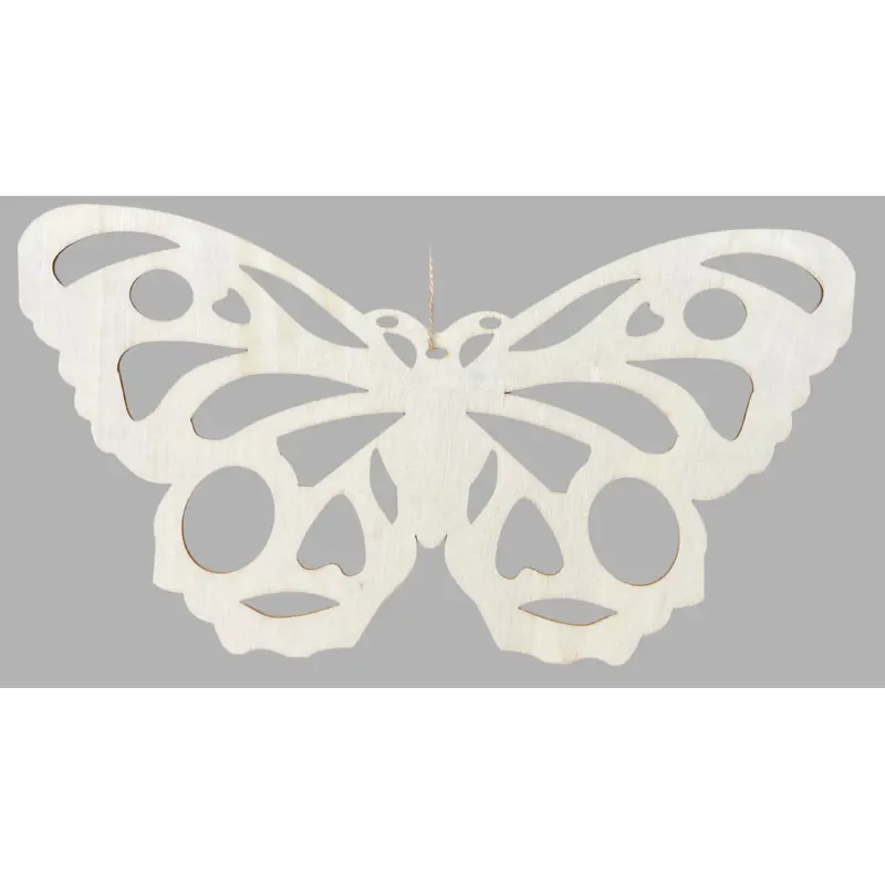 WOODEN ORNAMENT BUTTERFLY