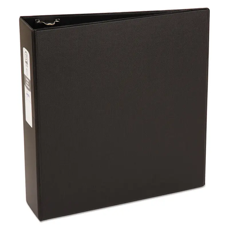 Avery Economy Non-View Binder with Round Rings, 3 Rings, 3" Capacity, 11 x 8.5, Black, (3602) (AVE03602) Each