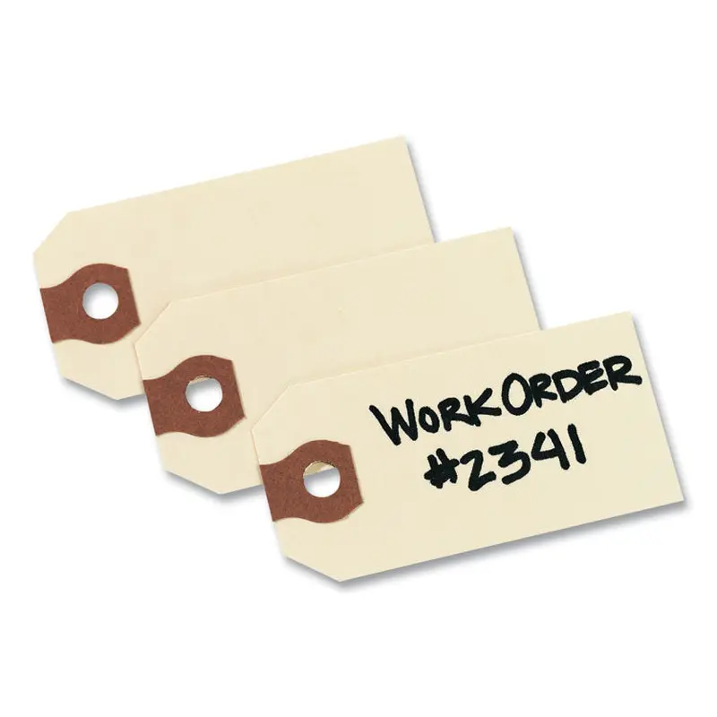 Avery Unstrung Shipping Tags, 11.5 pt Stock, 2.75 x 1.38, Manila, 1,000/Box (AVE12301) Box of 1000