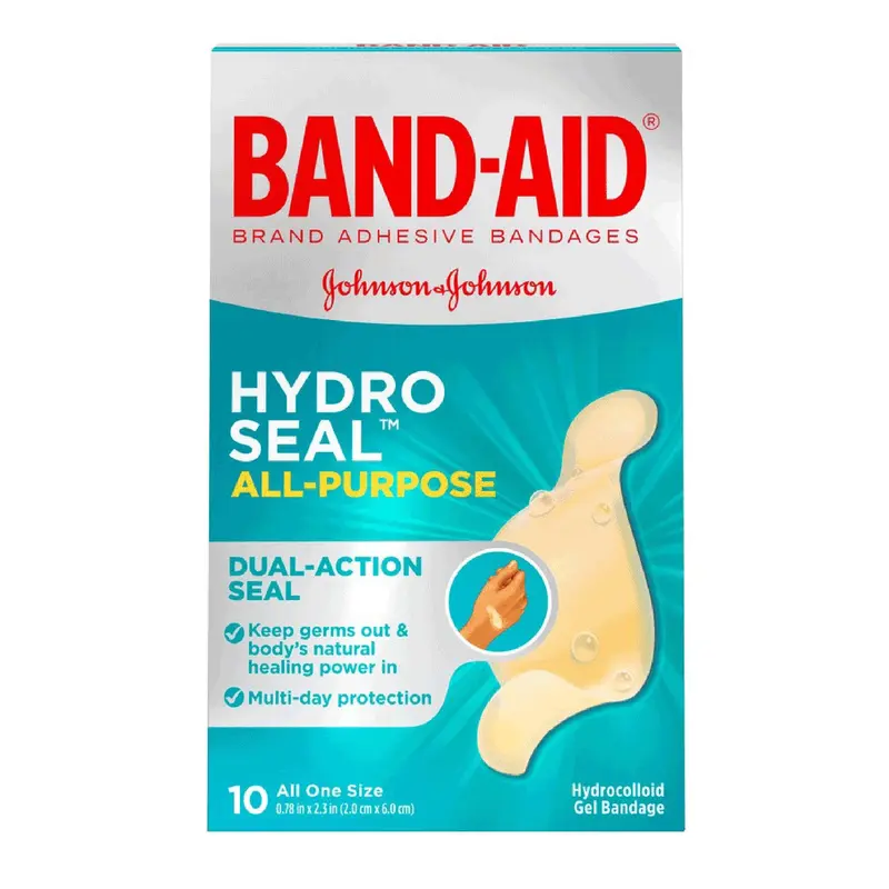 Band-Aid Hydro Seal Waterproof Adhesive Strip 1.1 X 2.1 Inch Hydrocolloid Gel Oval Tan Sterile (1190354_BX) 1/BX