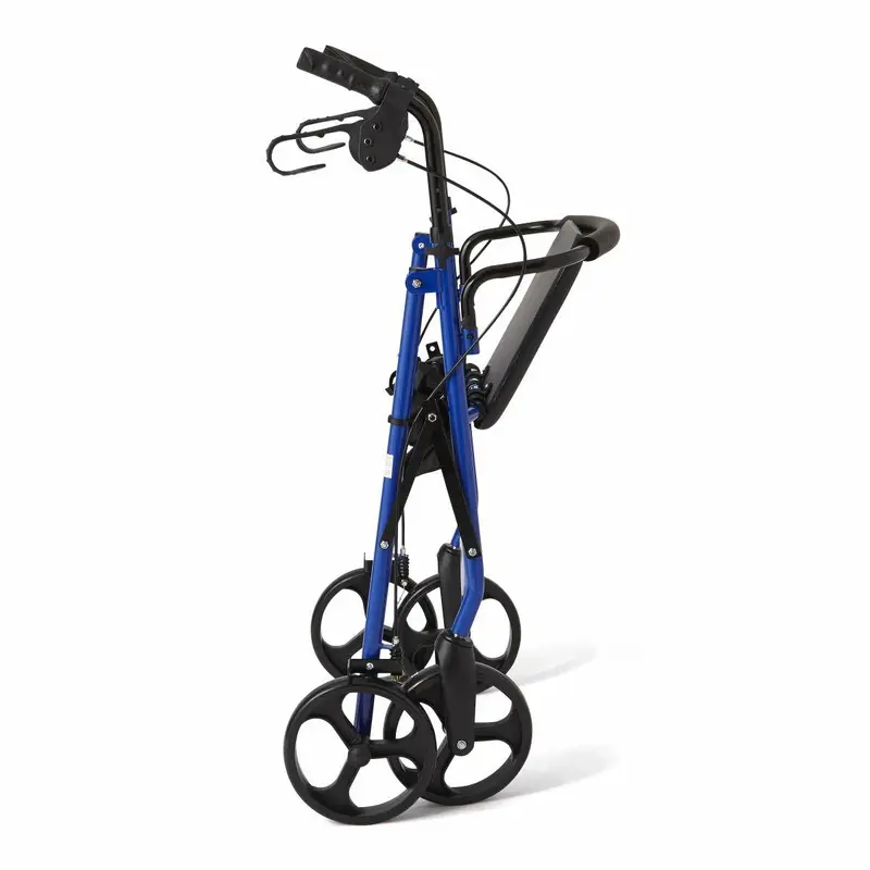 Basic Steel Rollator with 8" Wheels, Blue, 1 EA (MDS86850EBS8) Each