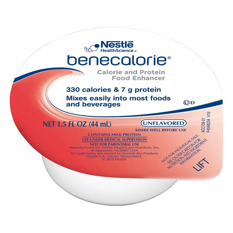 Benecalorie Oral Supplement Unflavored Liquid 1.5 oz. Cup (460437_EA) 1/EA