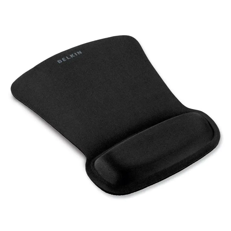 Belkin WaveRest Gel Mouse Pad with Wrist Rest, 9.3 x 11.9, Black (BLKF8E262BLK) Each