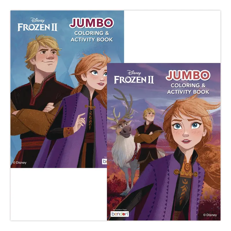 Bendon Disney Frozen 2 Jumbo Coloring and Activity Book, 10.75 x 7.75, 64 Pages (WLB45829) Each