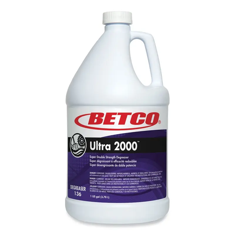 Betco Ultra 2000 Degreaser, Cherry Almond Scent, 1 gal Bottle, 4/Carton (BET1360400) Case of 4