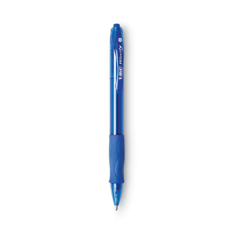 BIC GLIDE Bold Ballpoint Pen Value Pack, Retractable, Bold 1.6 mm, Blue Ink, Translucent Blue Barrel, 36/Pack (BICVLGB361BE) Pack of 36