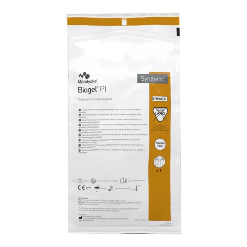 Biogel PI Surgical Glove Size 7.5 Sterile Polyisoprene Standard Cuff Length Micro-Textured Ivory Chemo Tested (1129981_CS) 200/CS