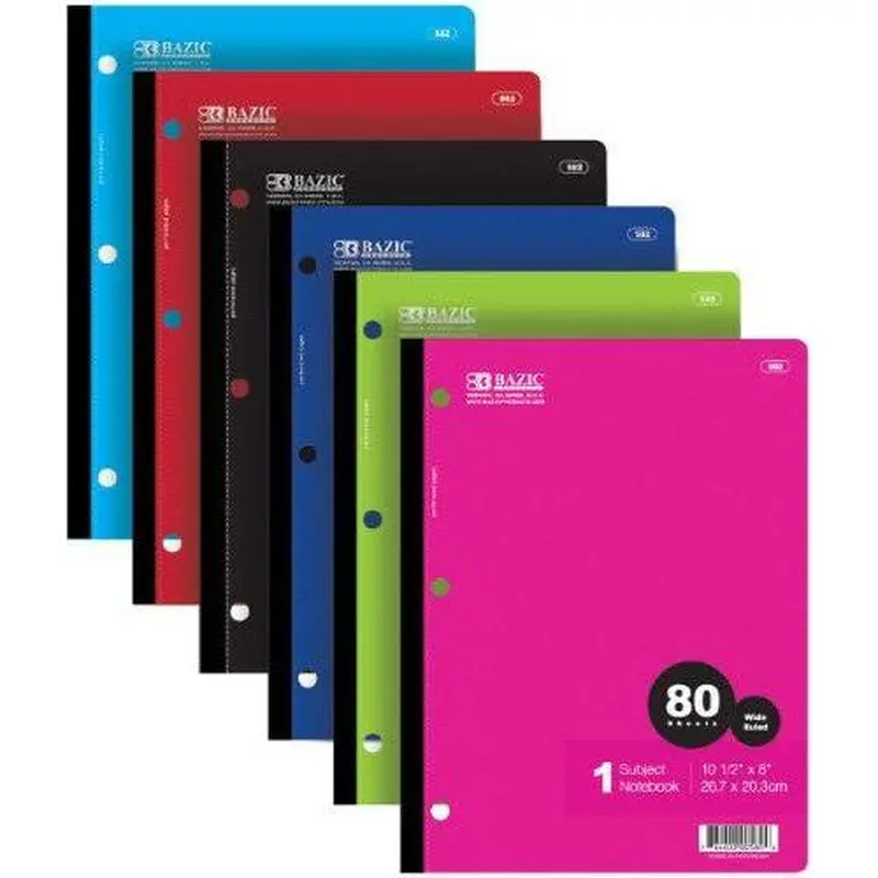 1-SUBJECT WIRELESS NOTEBOOK 80