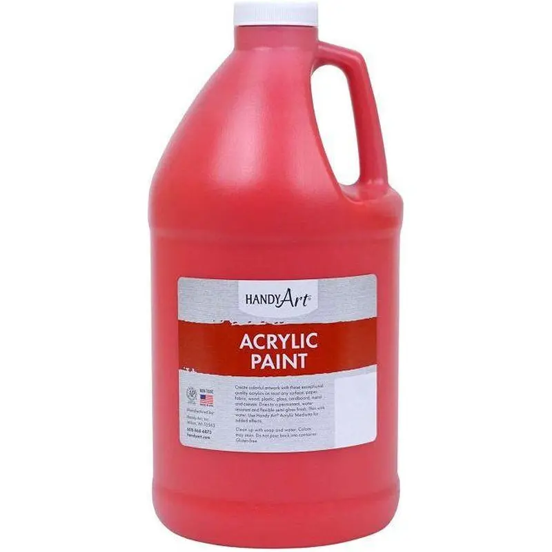 ACRYLIC BRITE RED 1/2 GALLON
