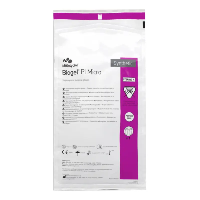 Biogel PI Micro Surgical Glove Size 7.5 Sterile Polyisoprene Standard Cuff Length Micro-Textured Straw Chemo Tested (962936_CS) 200/CS