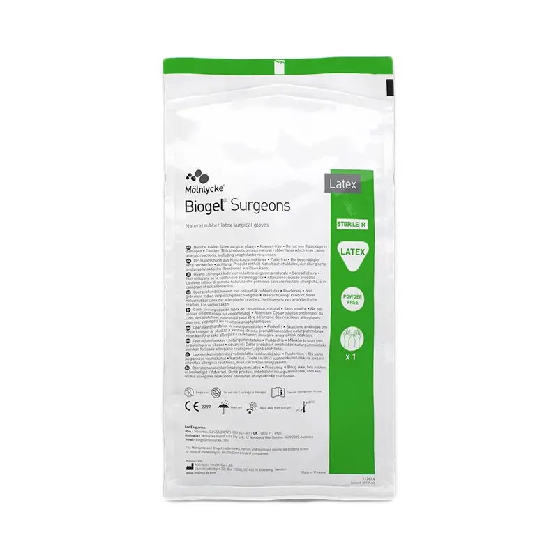 Biogel Surgeons Surgical Glove Size 6 Sterile Latex Standard Cuff Length Micro-Textured Straw Not Chemo Approved (184859_PR) 1/PR
