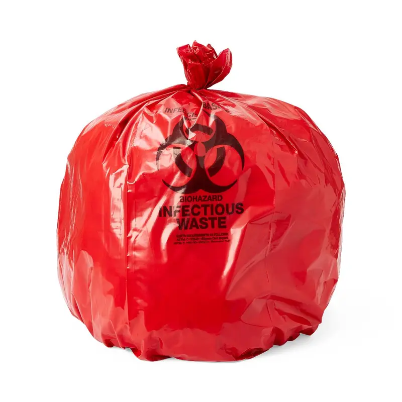 Biohazard Liner, Red, 40 x 46, 3.0 Mil, Roll, 75/CS (EVSBL40463RP) Case of 75