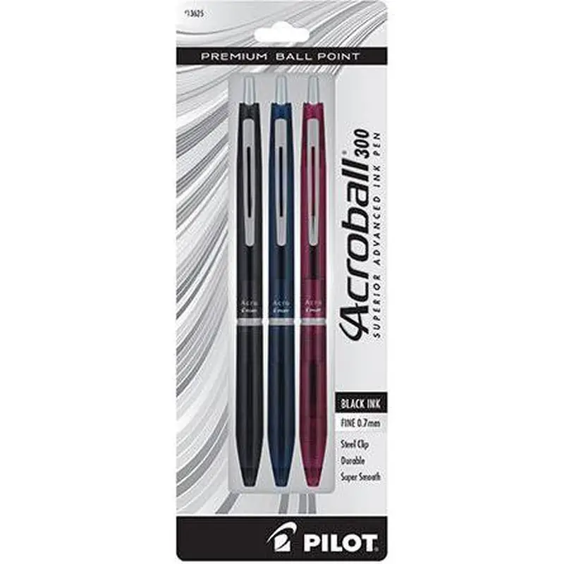 ACROBALL 300 BALL POINT FINE BLACK PQ.3