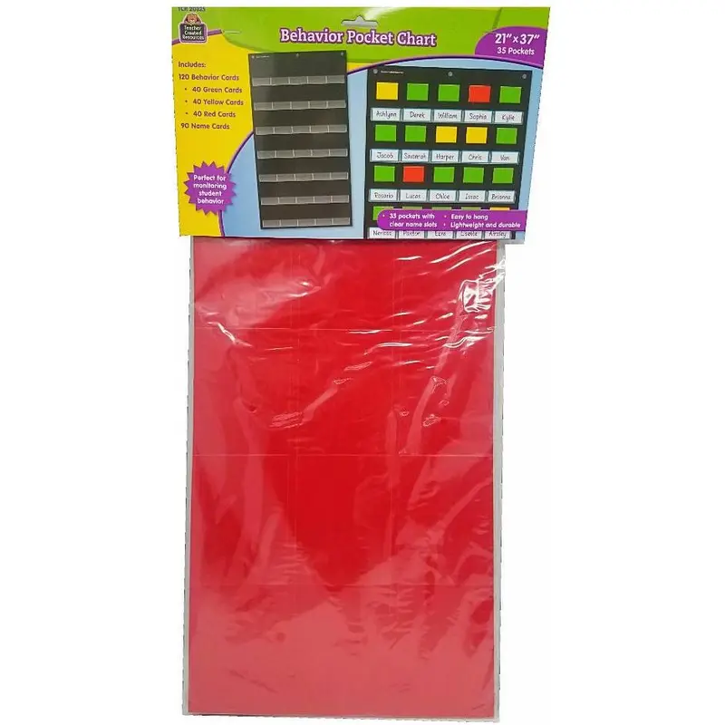 BEHAVIOR POCKET CHART 35 POCKET