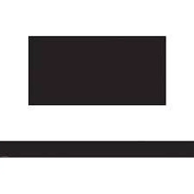 BLACK STRAIGHT BORDER