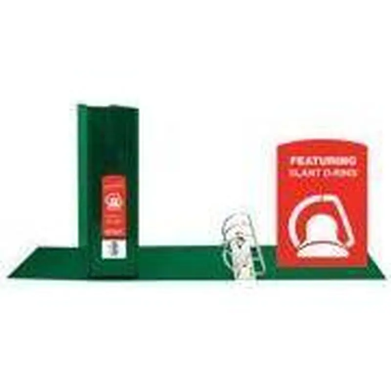 VIEW D-RING BINDER 2" GREEN
