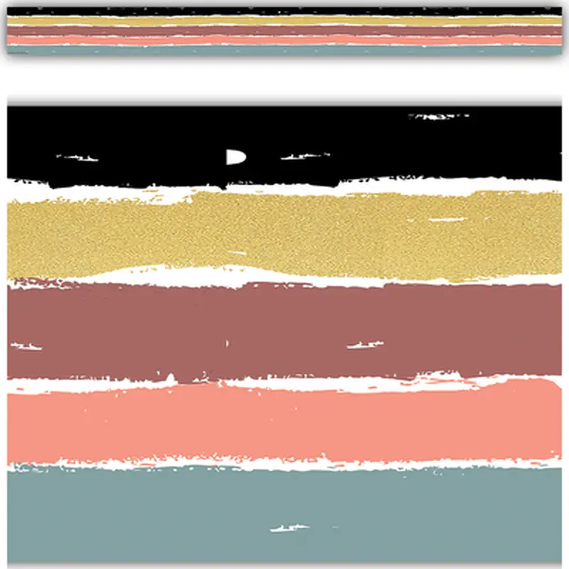 Wonderfully Wild Stright Stripes Border Trim