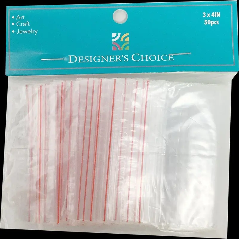 ZOPLOCK BAGS 3X4IN 50PCS