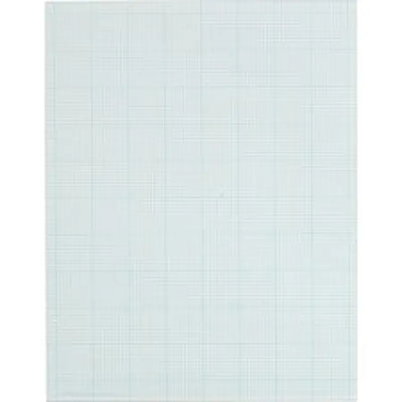 TOPS 10x10 Grid White Cross Section Pad - Letter