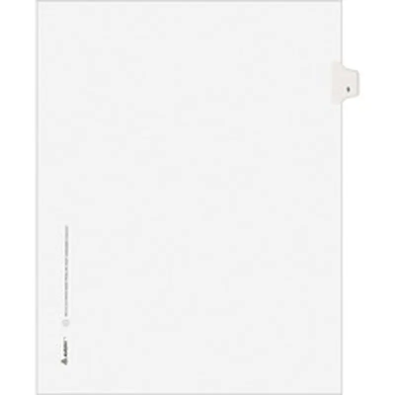 Avery® Individual Legal Exhibit Dividers - Avery Style - Unpunched
