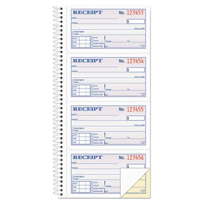 BOOK, MNY/RNT RCPT 200ST