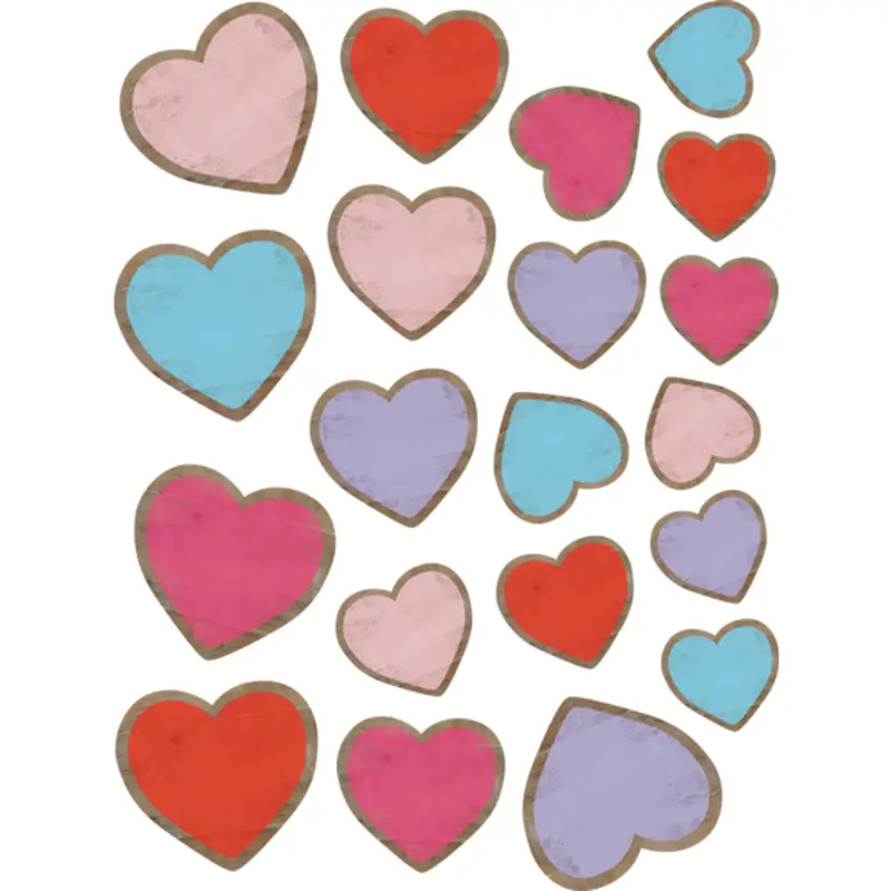 Teacher Created Resources Home Sweet Classroom Hearts Accents, Assorted Sizes (TCR 8465)