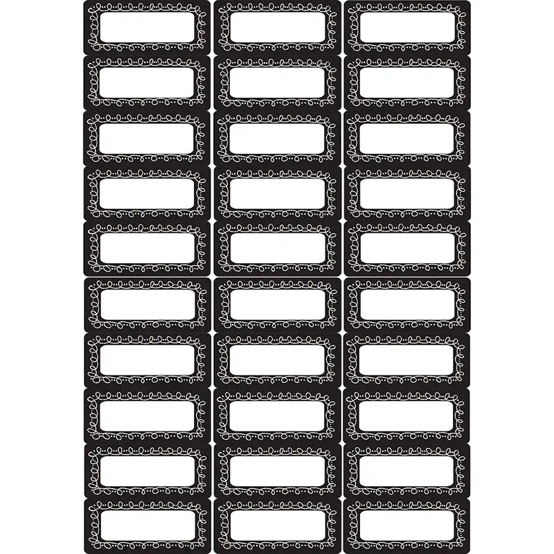 Ashley Magnetic Labels Chalk Loop, 2.5" x 1" (ASH 19013)