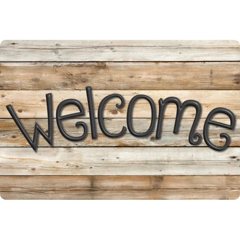 Ashley Wood Plank Fun Floor Welcome Mat (ASH 91515)