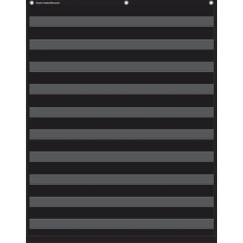 Teacher Created Black 10 Pocket Chart (TCR 20744)