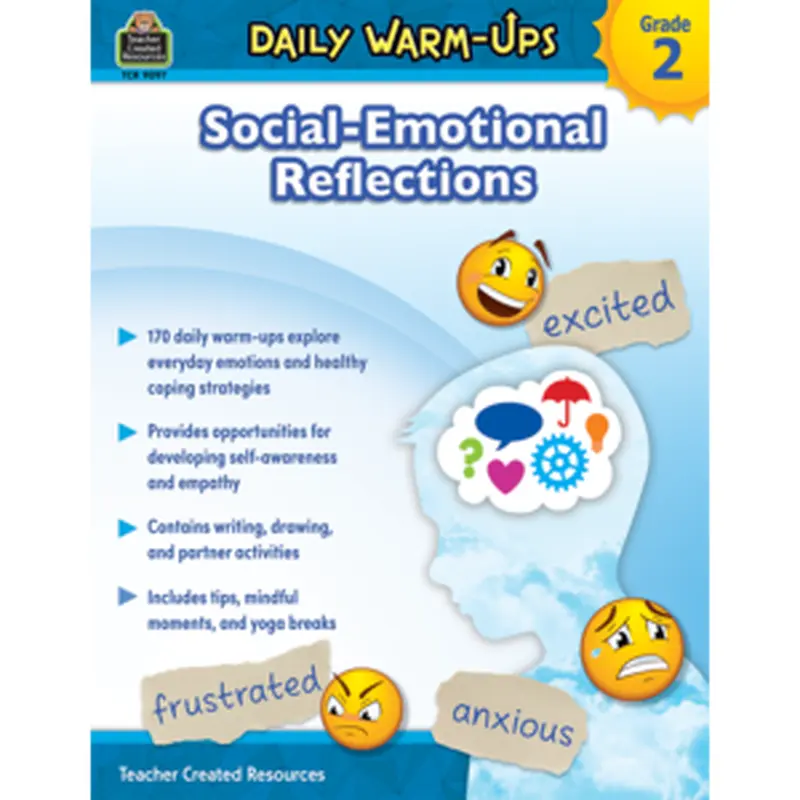 Teacher Created Daily Warm-Ups: Social-Emotional Reflections Grade 2 (TCR9097)