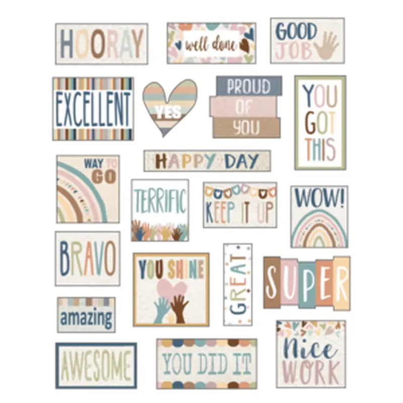 Teacher Created Everyone is Welcome Stickers (TCR 7139)